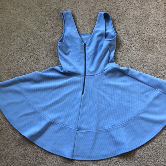 Lulus Blue Skater Dress - Picture 2 of 2